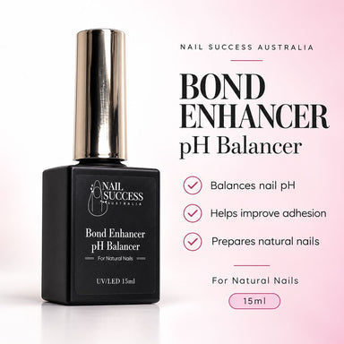 Bond Enhancer pH Balancer 15ml: balances nail pH, helps improve adhesion, prepares natural nails