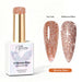 Nail Success Australia Bronze Glow reflective glitter gel polish with top coat and reflective effect swatches
