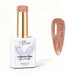 Nail Success Australia Bronze Glow reflective glitter gel polish bottle with glossy bronze nail colour swatch