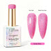 Nail Success Australia Candy Glow holographic gel polish with top coat and matte top coat swatches