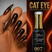 Nail Success Australia Cat Eye Magnetic Gel Polish 007 with orange bronze shimmer stiletto nails and bottle