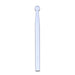 White ceramic ball cuticle cleaner bit, 2.3 mm, for e-file manicure