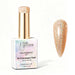 Nail Success Australia Champagne Flash holographic gel polish bottle with glossy champagne gold nail colour swatch