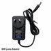 Black 80W LED nail lamp adaptor with Australian plug and round connector power cord for compatible UV LED nail lamps and salon manicure equipment