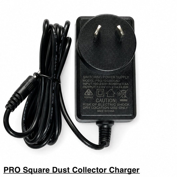 PRO Square Dust Collector replacement charger with Australian plug power adaptor