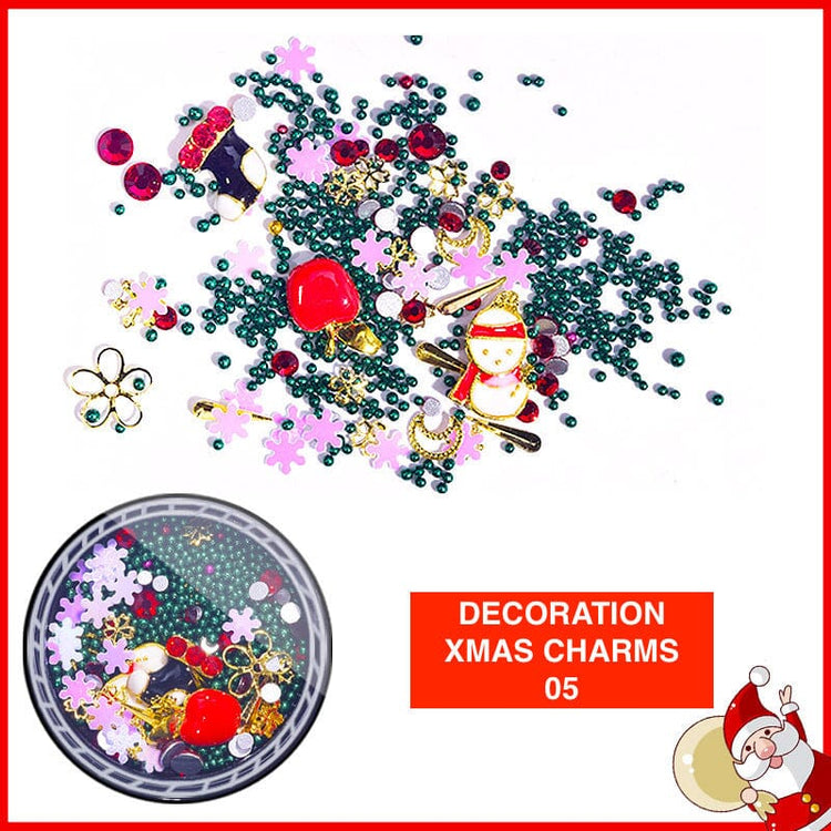 Christmas Decoration Nail Art Jar05