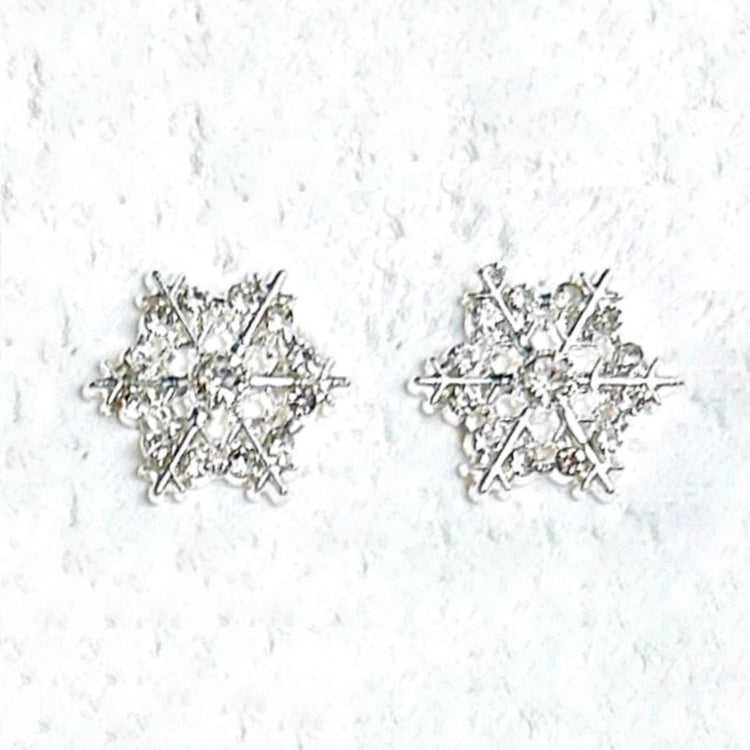 Christmas Snowflake Charms - 2pcs