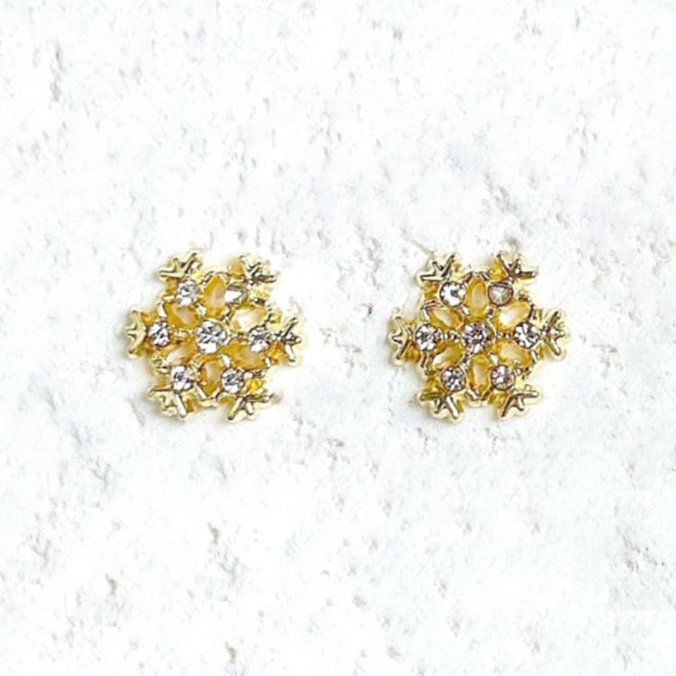 Christmas Snowflake Charms - 2pcs