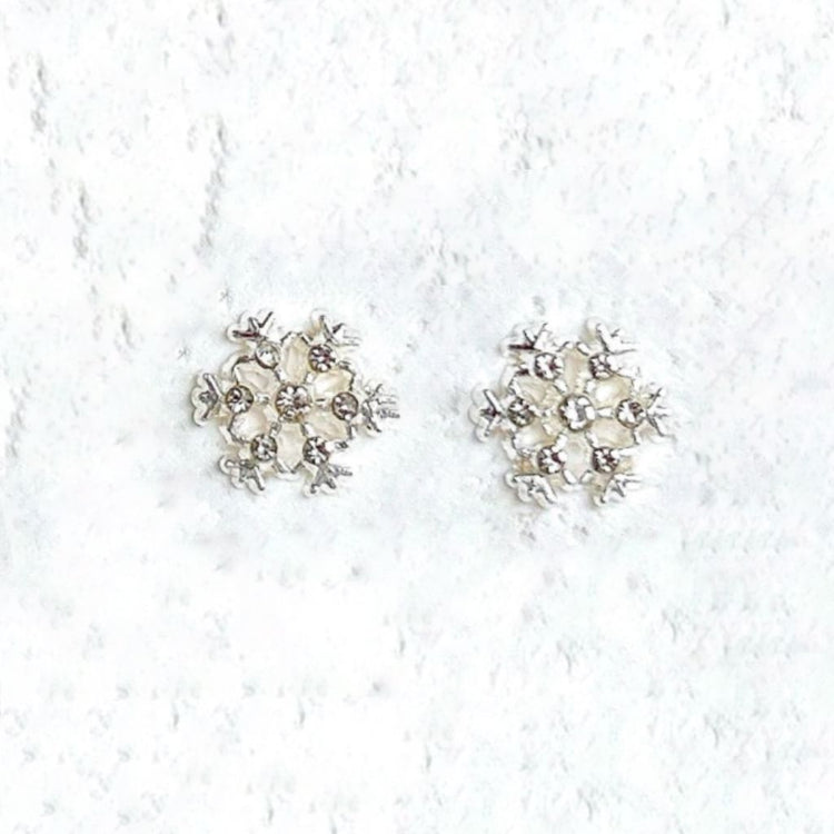 Christmas Snowflake Charms - 2pcs