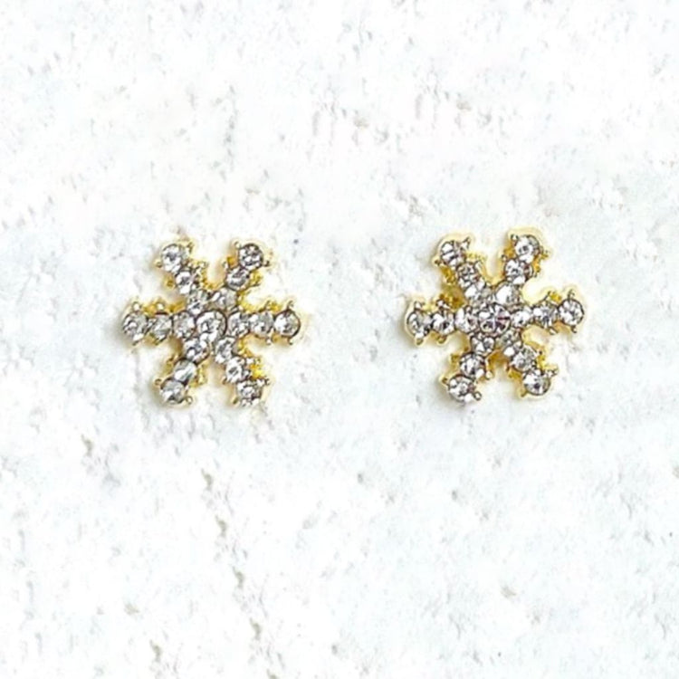 Christmas Snowflake Charms - 2pcs