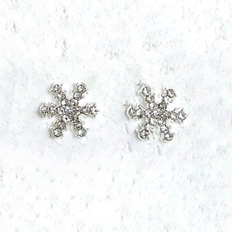 Christmas Snowflake Charms - 2pcs