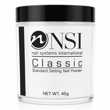 NSI Classic Standard Setting Acrylic Nail Powder 40g jar