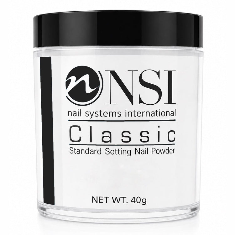 NSI Classic Standard Setting Acrylic Nail Powder 40g jar