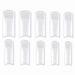 Classic clear nail tips in assorted sizes displayed on white background for professional nail extensions and salon manicures