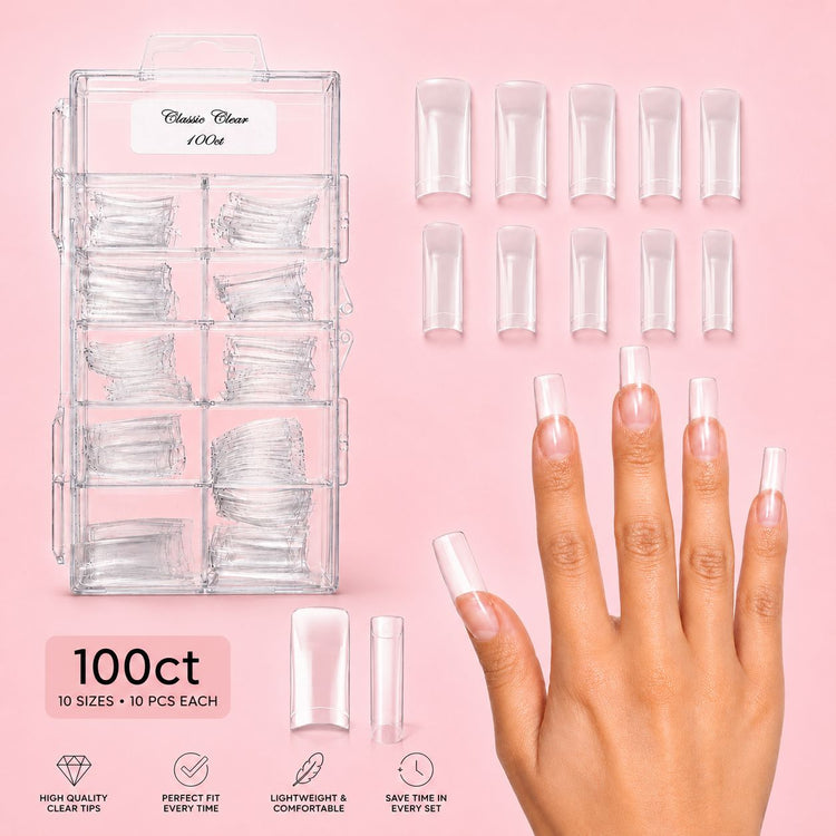 Classic Clear Nail Tips