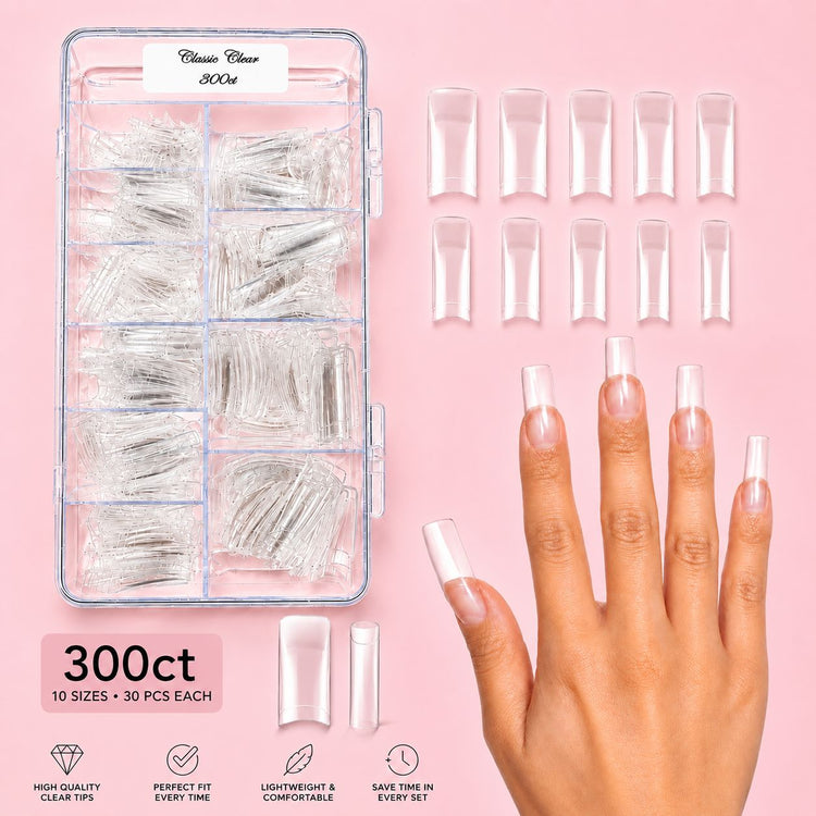 Classic Clear Nail Tips