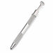 Stainless steel claw grabber tool with textured grip for picking up mini cube sponges and nail art accessories