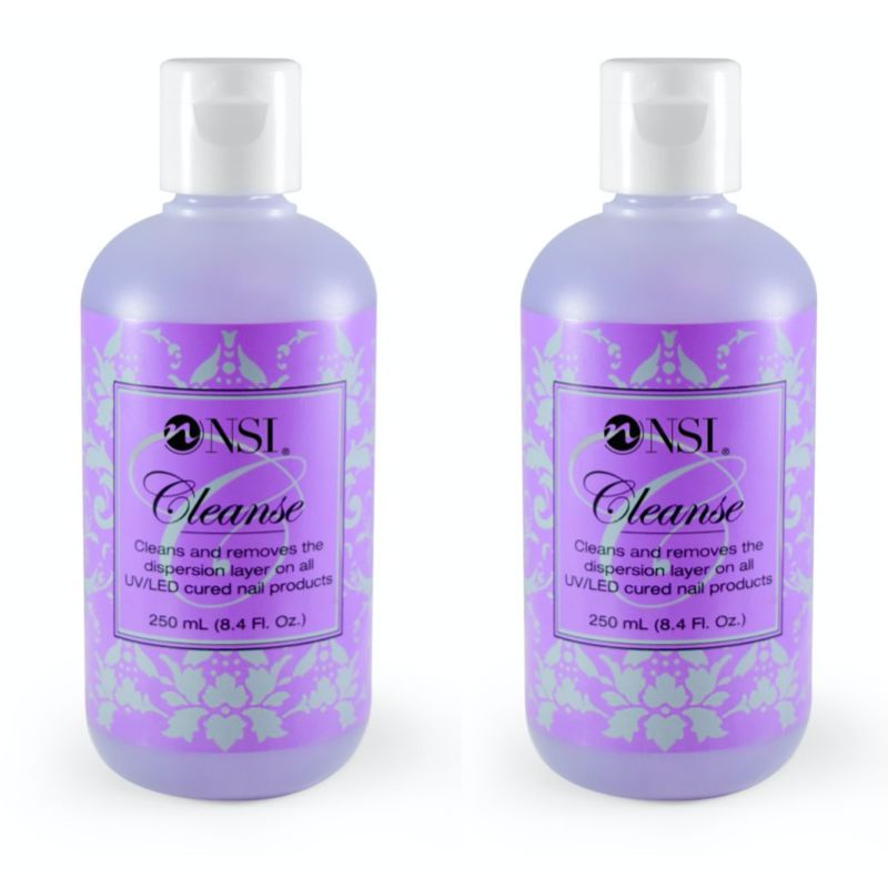 LED gel nails; professional cleanser solution