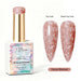 Nail Success Australia Aurora Pearl Gel in Cocoa Shimmer, shown with glossy and matte warm cocoa pearl shimmer swatches for soak-off gel polish manicures