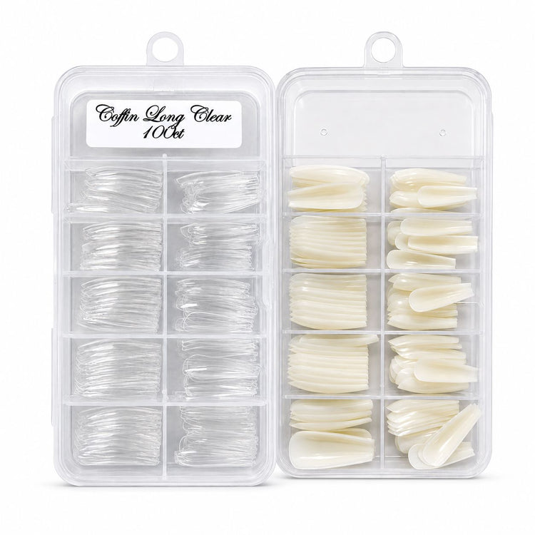Coffin Long Nail Tips