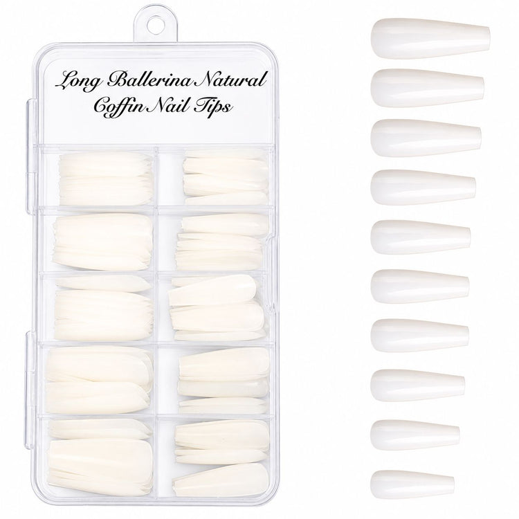 Coffin Long Nail Tips