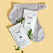 Voesh collagen socks foot mask with mint and botanical extracts packaging