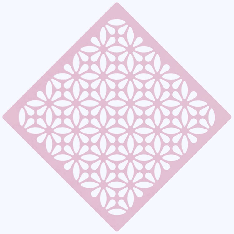 Dusty pink colour top plate for Nail Success Australia Brushless Pro nail dust collector — floral lattice replacement cover