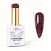 Nail Success Australia Crimson Spark reflective glitter gel polish bottle with glossy nail colour swatch