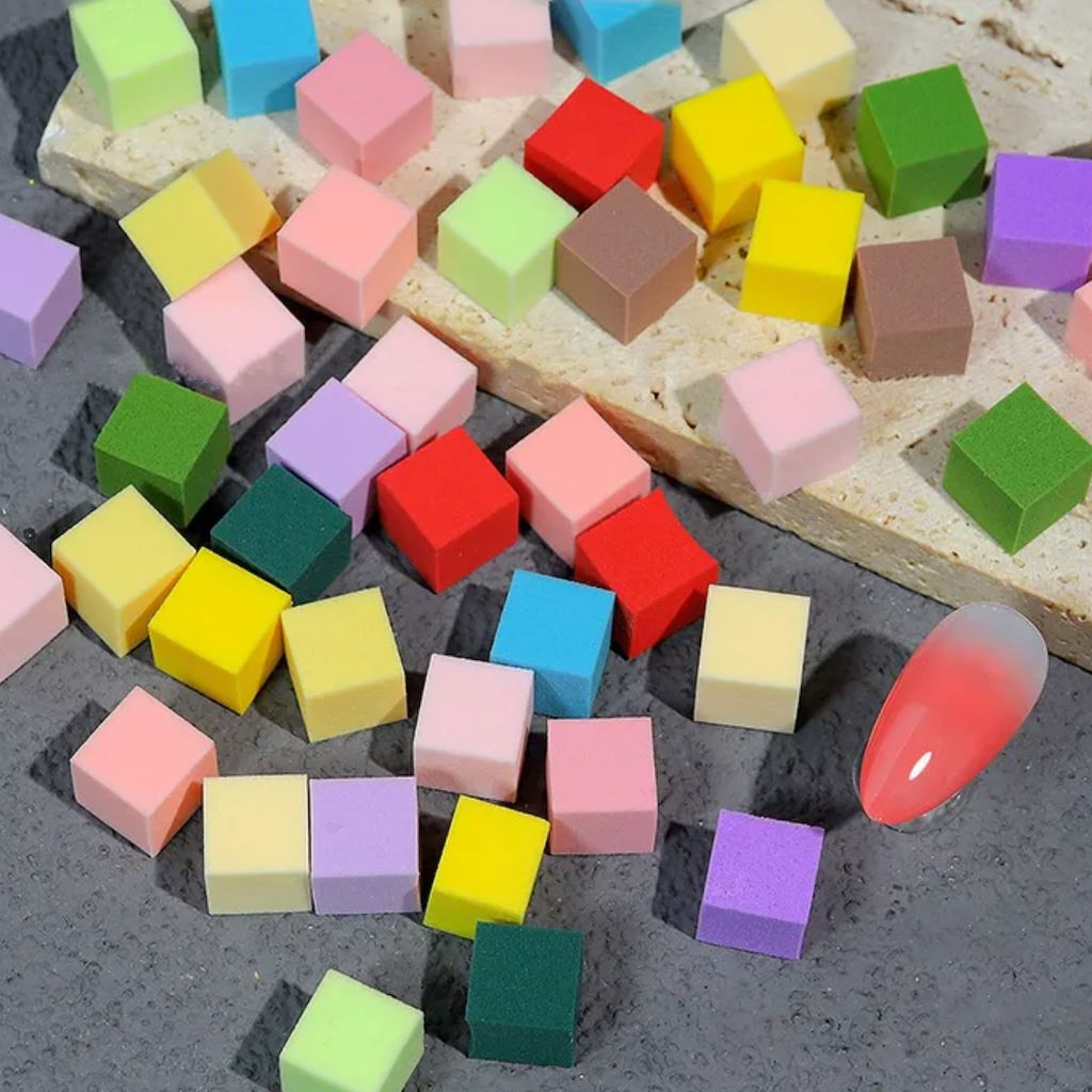 Cube Sponges 50pcs BagMulticolour Cubes