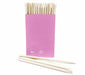 NSI Australia Cuticle Pusher Sticks – large dual-ended orangewood manicure sticks (pointed & beveled) in biodegradable pink pack