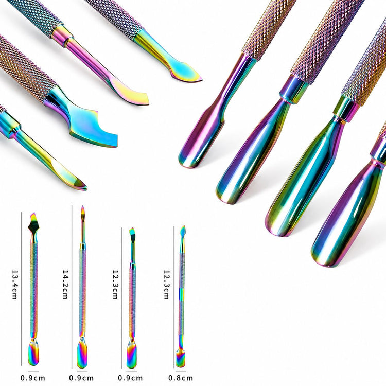 Cuticle pushers 4 pcs set nail tools NSI Australia