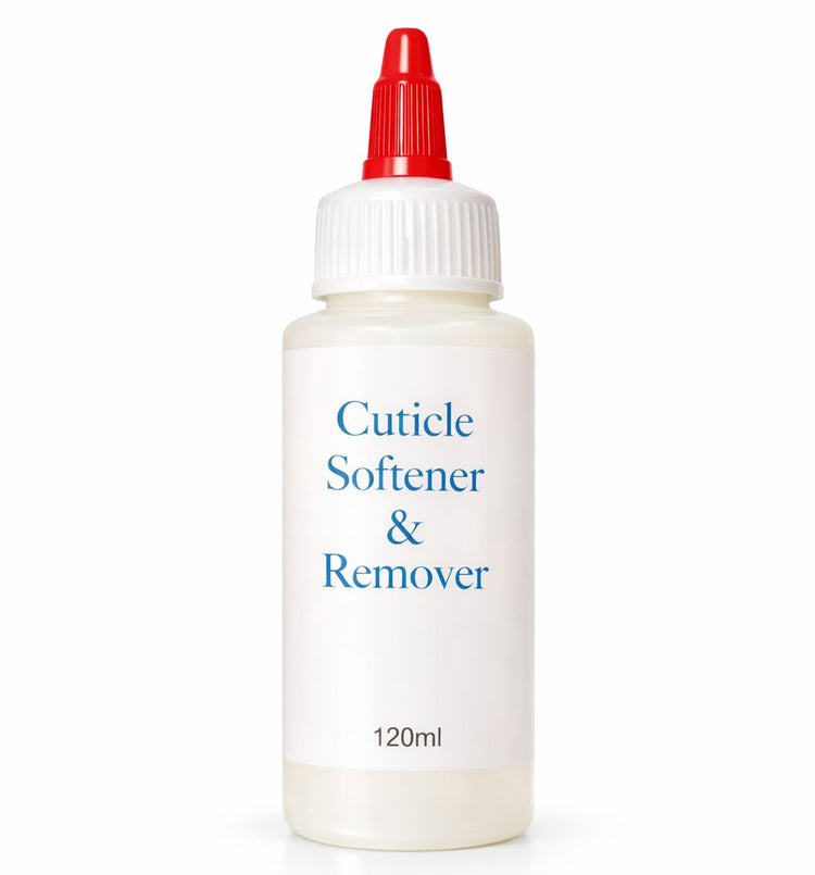 Cuticle Softener & Remover 120ml bottle for manicure and pedicure nail prep
