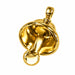 Gold bell dangle nail charm