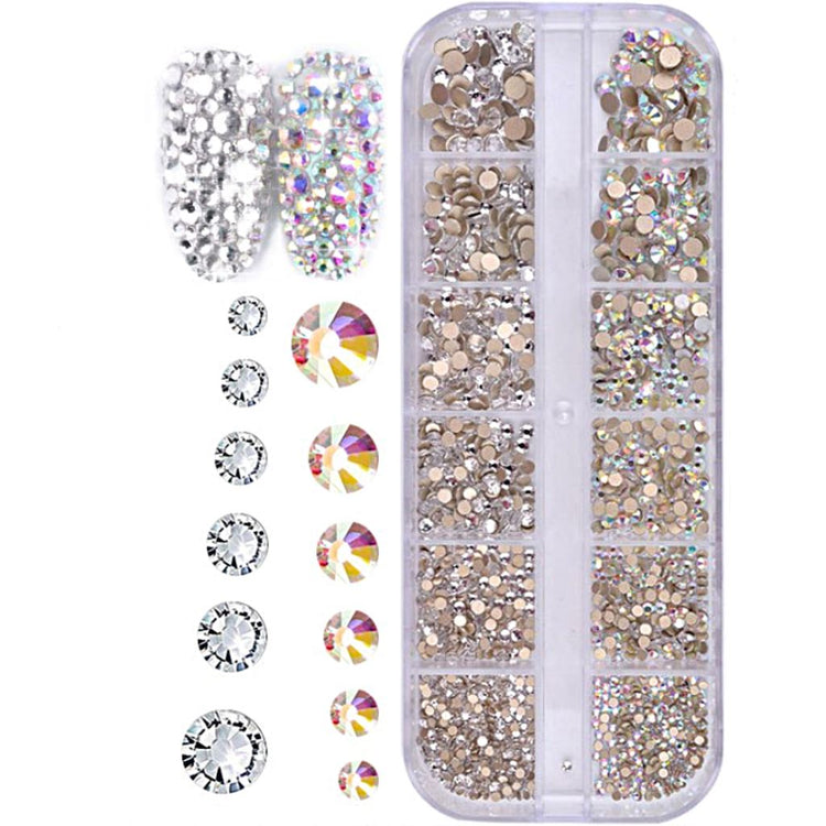 Decoration 3D Nail Art Rhinestones TrayRT 01