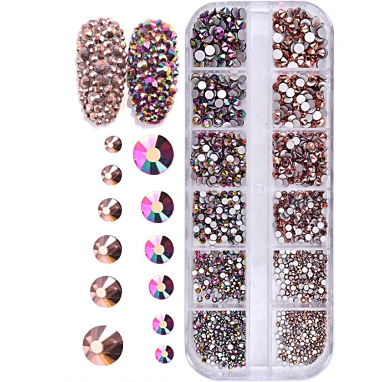 Decoration 3D Nail Art Rhinestones TrayRT 03