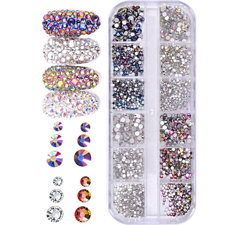 Decoration 3D Nail Art Rhinestones TrayRT 04