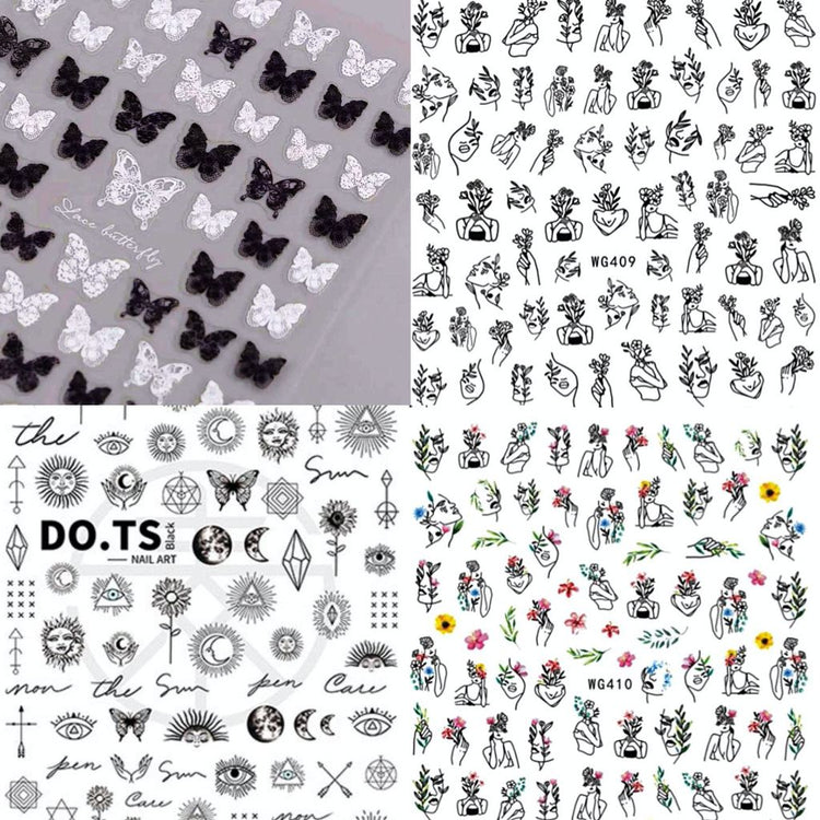 Designer Nail Art Stickers