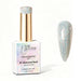 Nail Success Australia Diamond Dust holographic gel polish bottle with glossy silver holographic nail colour swatch