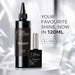 Nail Success Australia Diamond No Wipe Top Coat 120 ml refill beside a 15 ml bottle, highlighting refill capacity equal to eight 15 ml bottles.
