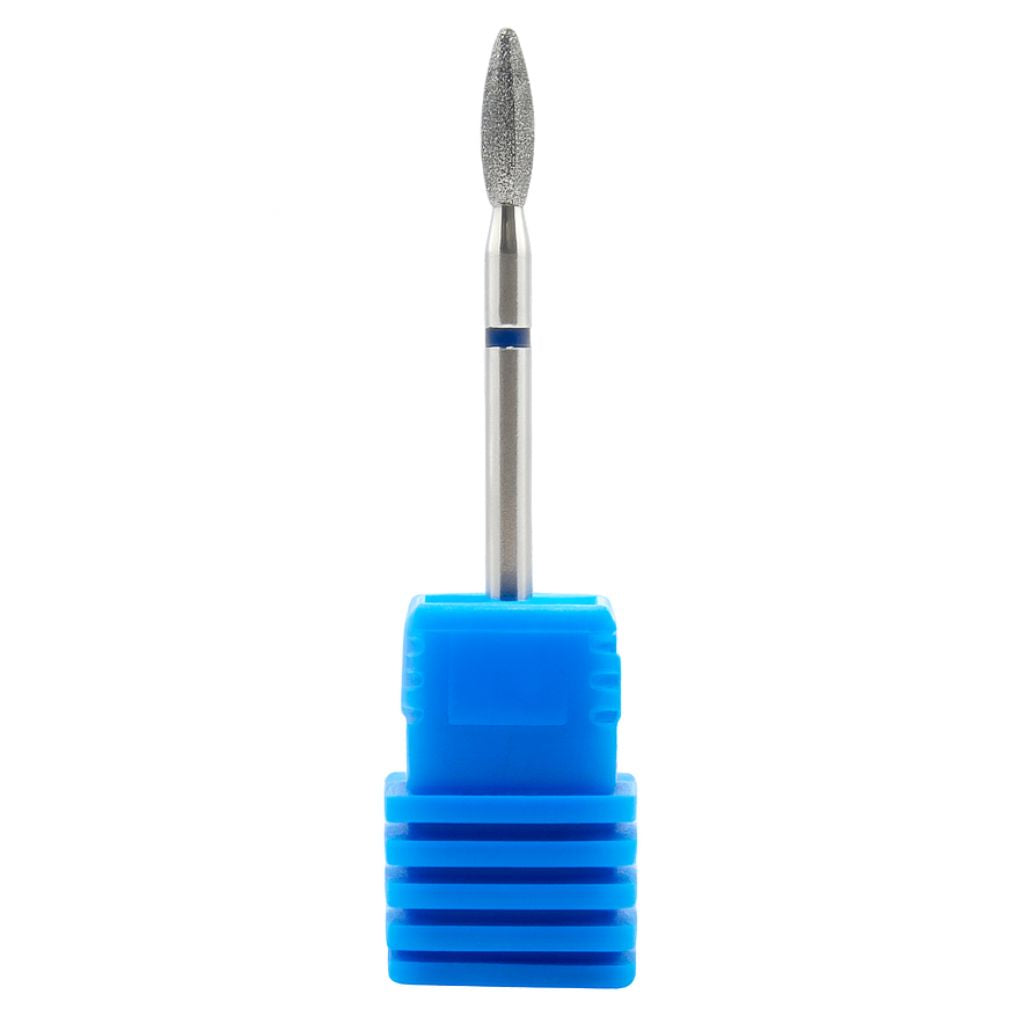 Diamond flame nail drill bit 8mm for e-file cuticle cleaning and sidewall refining – NSI Australia