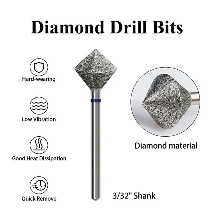 32 inch shank, hard-wearing low-vibration design for quick removal, heat dissipation and e-file nail refinement