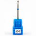 2.0mm diamond ball nail drill bit for electric nail file, blue band carbide shank
