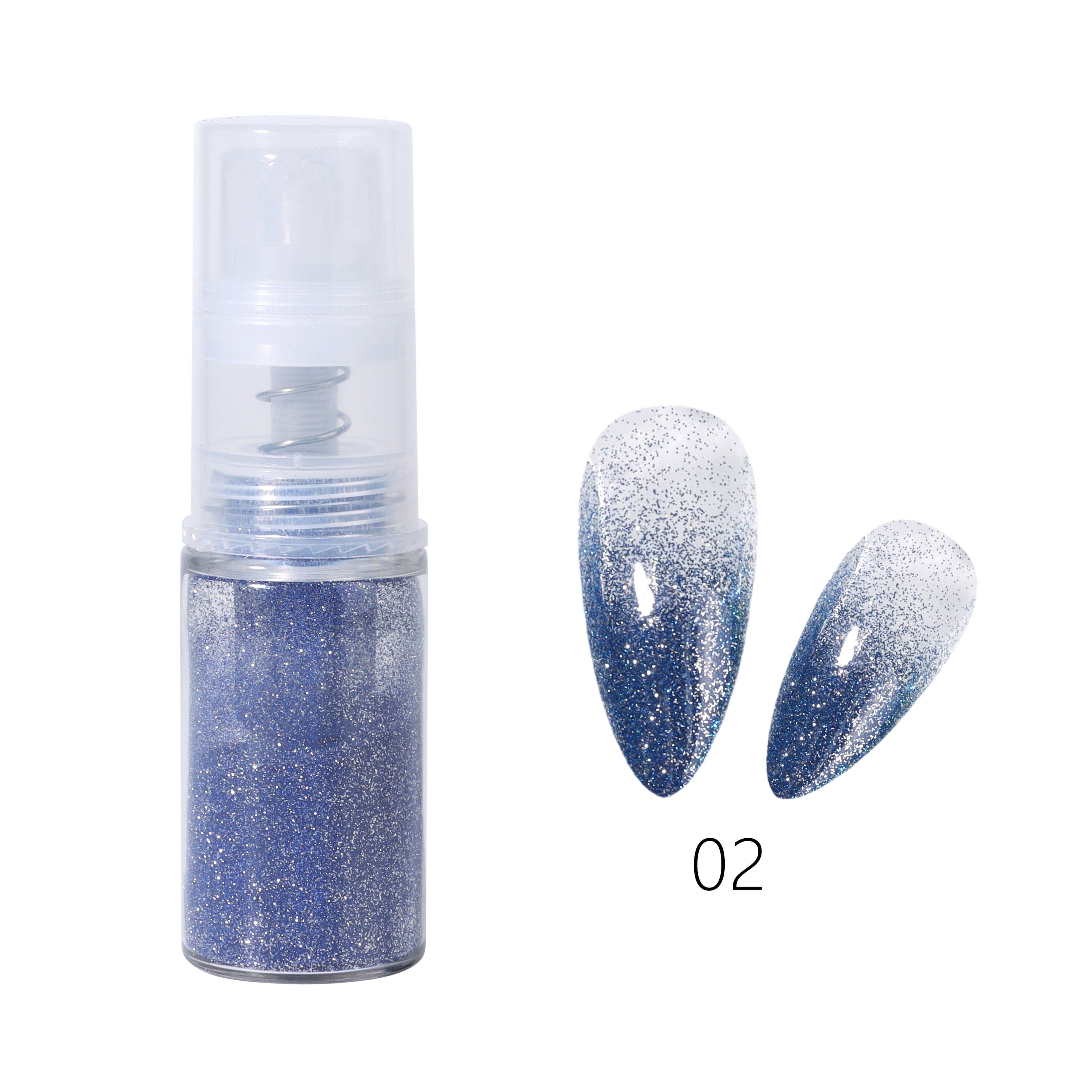 Disco Ombre Pigment Powder Colour SprayBlue Sapphire #02