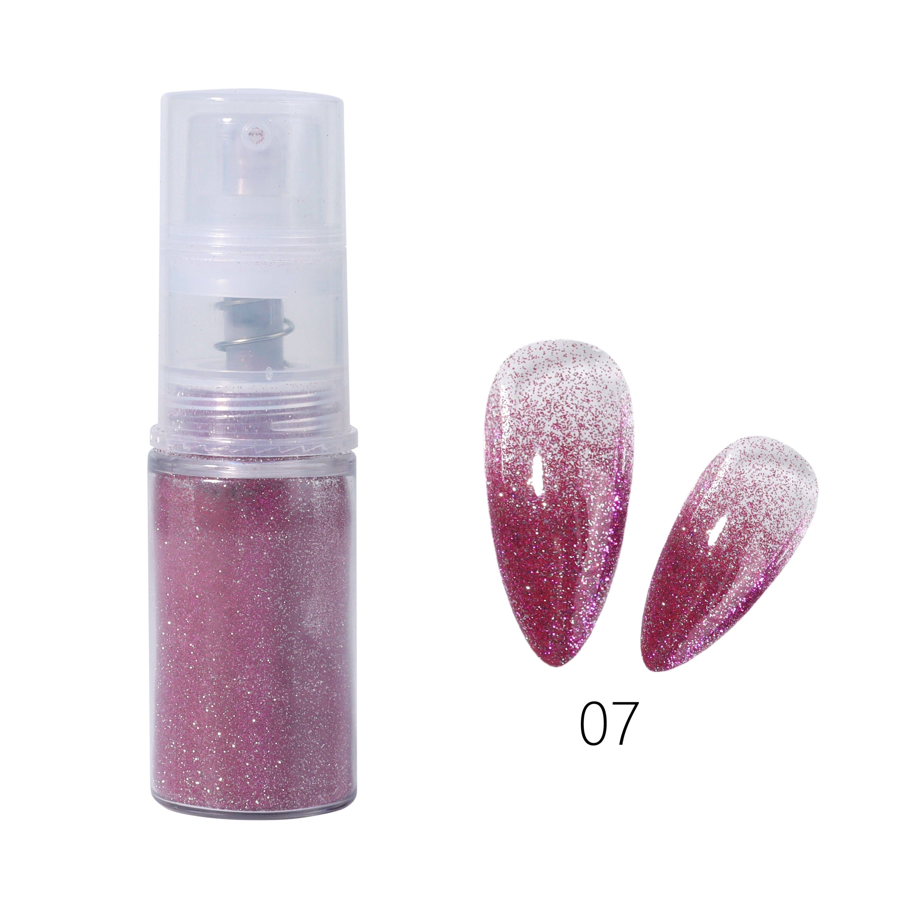 Disco Ombre Pigment Powder Colour SprayPink Agate #07