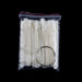 NSI Australia Nail Display Fan—50 natural square-tip swatch sticks with key ring, bagged