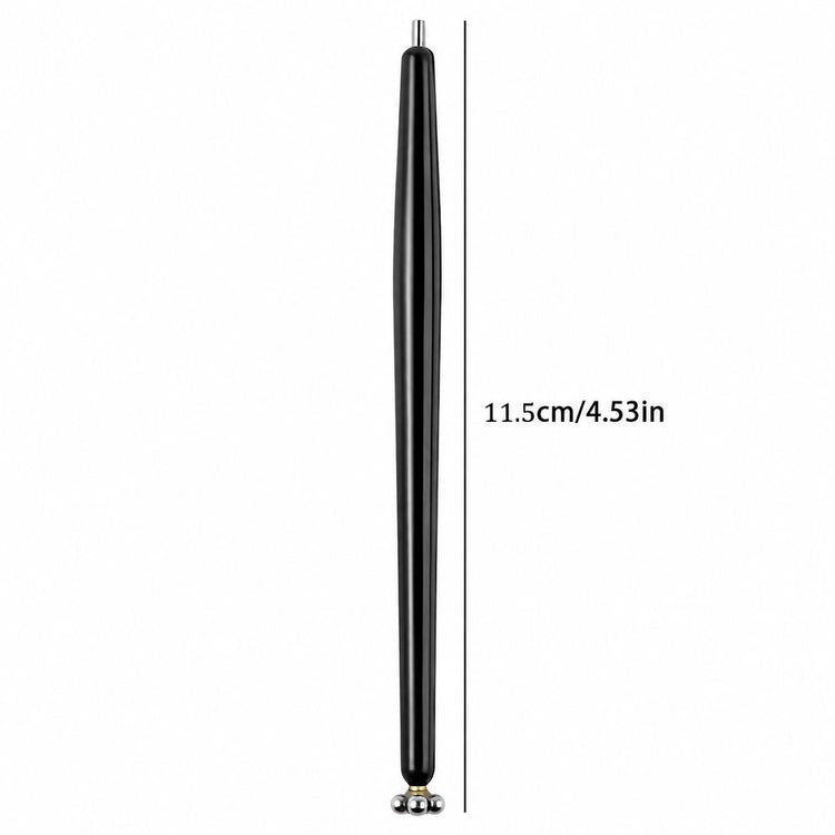 Black double-ended flower and stick cat-eye magnet tool measuring 11.5 cm (4.53 in) – NSI Australia