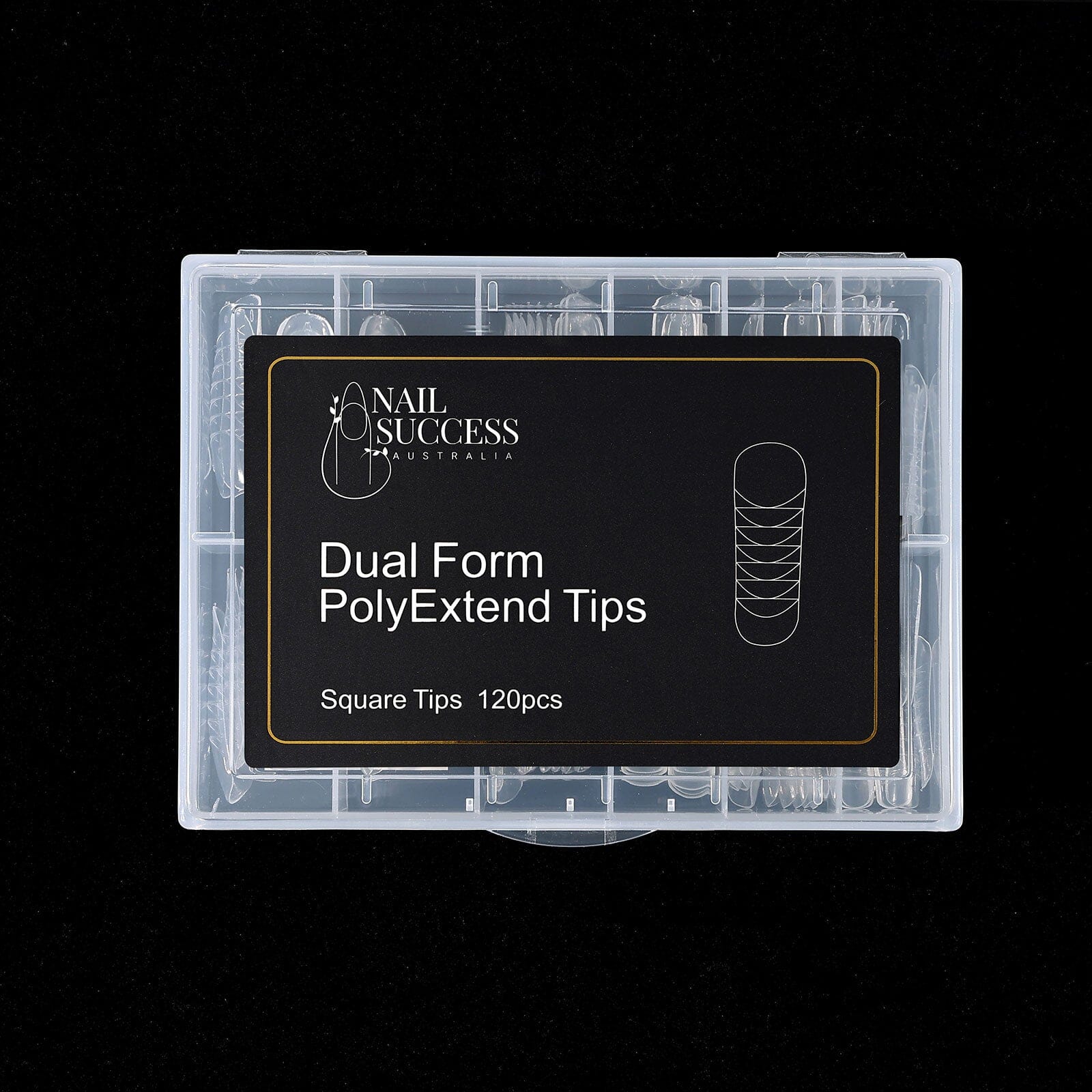 Dual Form PolyExtend Tips 120pcs
