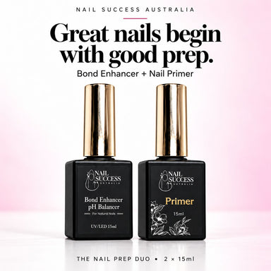 Bond Enhancer and Nail Primer prep duo: great nails begin with good prep