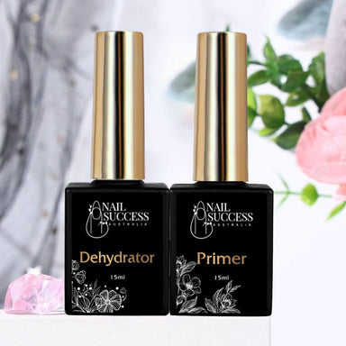 Nail Success Australia 15 ml nail dehydrator and primer duo for gel and acrylic nail preparation