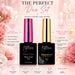 Nail Success Australia HEMA free base coat gel and diamond no wipe top coat duo set for long lasting glossy gel nails